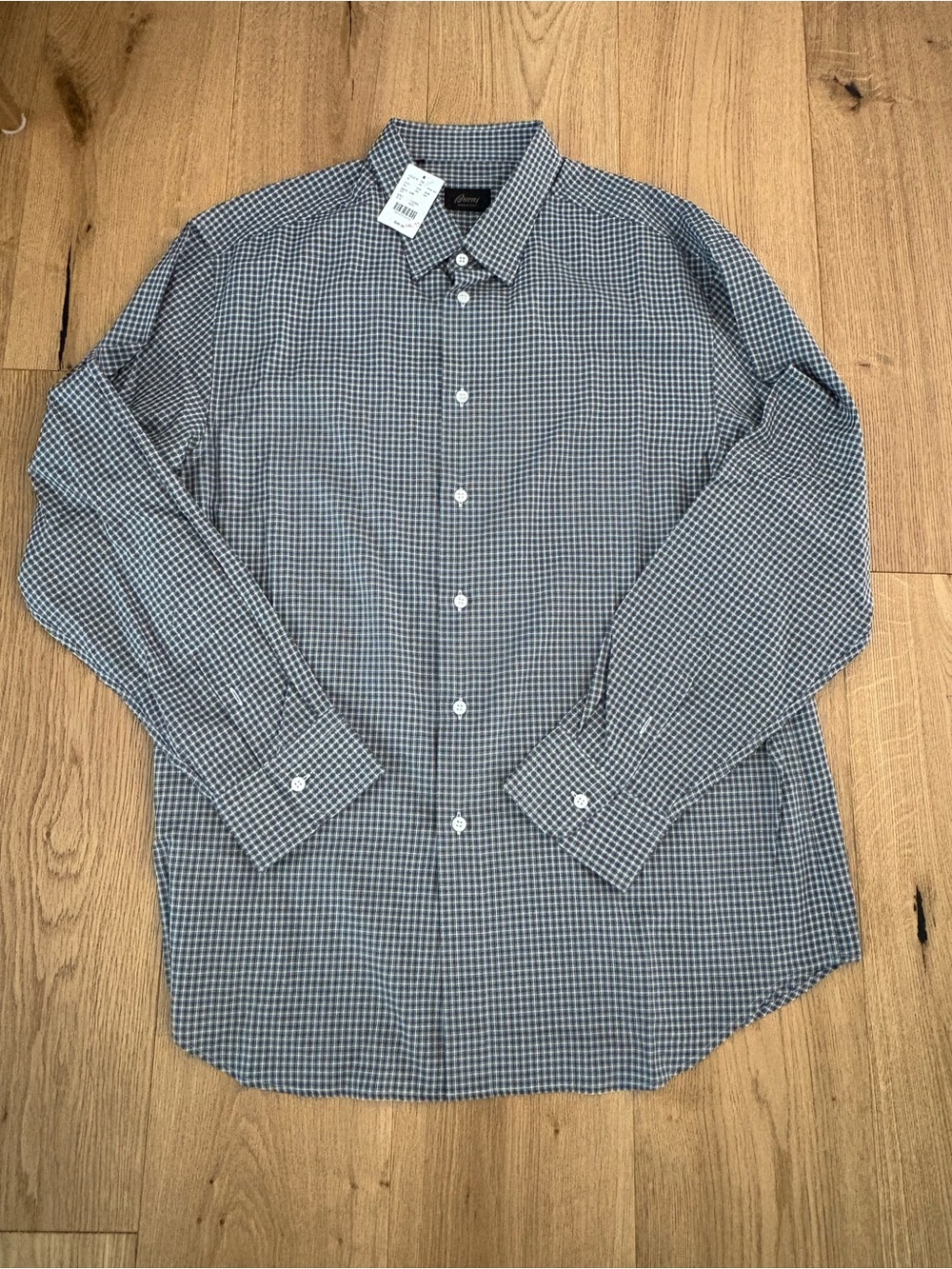 Brioni Checkered Dress Shirt